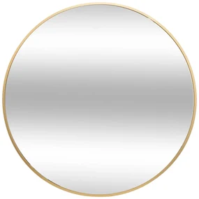 Oglindă metalică Alice diametru 70 cm ASR -auriu