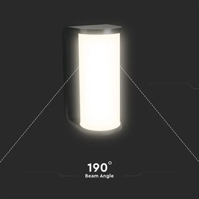 Aplică LED de exterior LED/12W/230V 3000/4200/6500K IP65 negru
