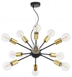 Suspensie vintage 12 becuri E27 T546PL-12B JACKSON Maytoni