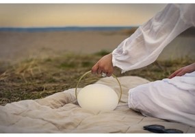 Veioză albă LED cu intensitate reglabilă (înălțime 19 cm) Orbit – UMAGE