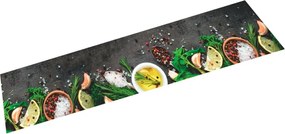 vidaXL Covor de bucătărie lavabil Spices, 60x300 cm, catifea