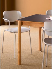 Masă de dining din lemn de stejar 107x190 cm Oblique – Hübsch