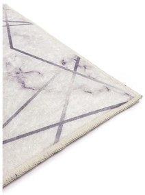 Covorașe de baie albe/gri 2 buc. 60x100 cm Geometric – Mila Home