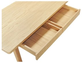 Măsuță de cafea în culoare naturală cu aspect de lemn de stejar 60x120 cm Nice – Woodman
