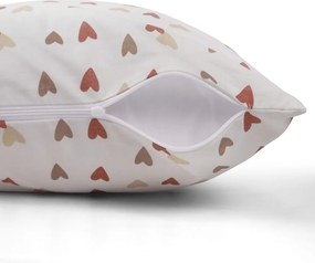 Lenjerie de pat din bumbac INIMIOARE