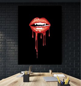 Tablou canvas Painted Lips 120x80 cm
