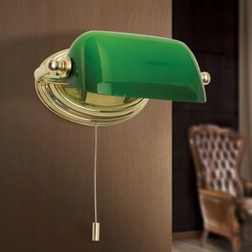Aplica de perete stil clasic HARVARD alama/verde