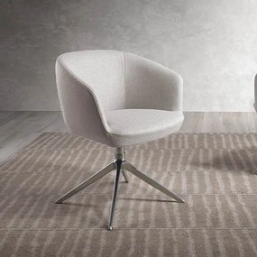 Scaun pivotant design modern Gris claro