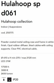 Lustra LED suspendata design circular HULAHOOP SP D061