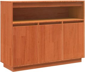 vidaXL Bufet Maroniu cerat 104,5 x 34 x 80 cm Lemn de pin masiv