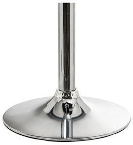 Scaune de bar albe cu înălțime ajustabilă 2 buc. din imitație de piele (înălțime șezut 93 cm) – Casa Selección