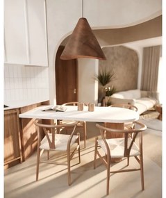 Lustră pe cablu MAXLIGHT P0548 SAKURA 1xE27/60W/230V d. 33,5 cm nuc