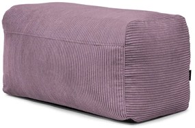 Fotoliu bean bag mov cu tapițerie din catifea reiată Plus 100 Lounge – SLOWDOWN