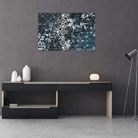 Tablou - Decorațiuni flori (90x60 cm)
