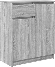 vidaXL Bufetă cu sertar Gri Sonoma 71x35x84 cm Lemn prelucrat