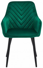 Scaun de masa NANA VELVET, verde inchis
