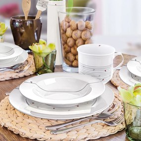 Serviciu de masă 18 buc. din porțelan – Orion