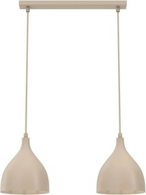 Lustră pe cablu NOAK CLASSIC 2xE27/15W/230V bej