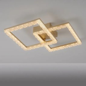 JUST LIGHT. 14732-60 - Plafonieră LED GLITRA LED/17,5W/230V aurie