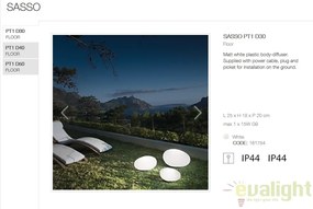 Lampa decorativa iluminat exterior SASSO PT1 D30 161754