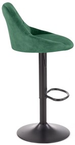 Scaun de bar H101 velvet verde