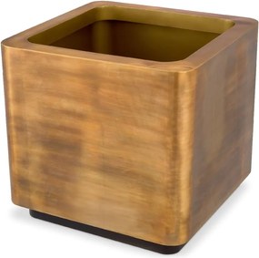 Ghiveci, Vas decorativ din otel inoxidabil Jasper 75x75cm