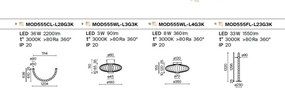 Lustra LED suspendata design decorativ Amulet