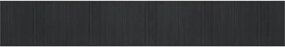 vidaXL Covor dreptunghiular, gri, 80x1000 cm, bambus