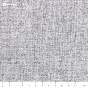 Canapea extensibilă în formă de "U" cu șezlong pe partea dreaptă Miuform Dazzling Daisy, gri deschis