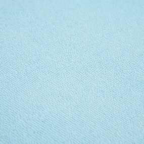 Cearșaf de pat 4Home, din bumbac frotir albastru deschis, 90 x 200 cm, 90 x 200 cm