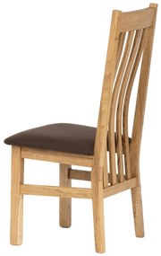 Set de scaune de sufragerie C-2100 BR2, stejar, 2buc.