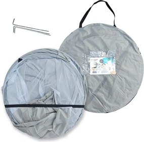 Cort de plajă POP-UP cu șorț și protecție UV50+ 200 x 120 x 90cm