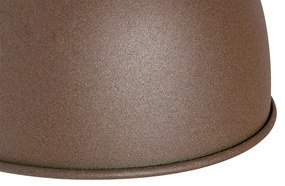 Lampă de perete exterioară industrială maro ruginit rotundă IP44 - Natas