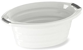 Chiuvetă ovală din plastic, 72 x 50 x 25 cm , 35l, alb