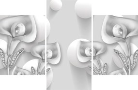 Tablou -Design flori (90x60 cm)