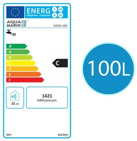 AQUAMARIN Boiler electric 100 l, alb
