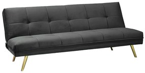 Canapea extensibila Culoare gri, MORITZ VELVET