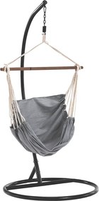 Scaun balansoar suspendabil, alb/gri, LINDO NEW