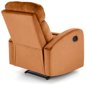 Fotoliu recliner Wonder velvet cinnamon H98 cm