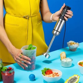 Mixer vertical Niceboy ION Twister T2 1200W/230V oțel inoxidabil/negru