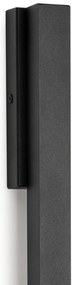 Aplica LED de perete desgin minimalist Asse negru H-150cm