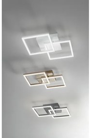 Plafonieră LED dimabilă BARD 39W/230V 3000K antracit Fabas Luce 3394-22-282