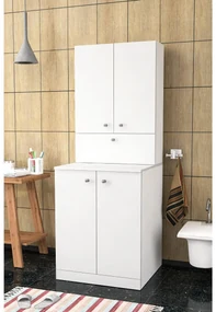Dulap deasupra mașinii de spălat Motuma (alb) . Promo -27%. 1096122