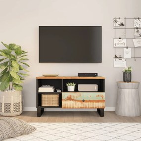 Comoda TV, 80x33x46 cm, lemn masiv reciclat  lemn compozit