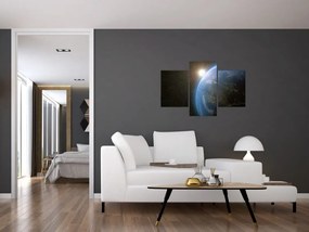 Tablou - Pământul privit din spațiu (90x60 cm)