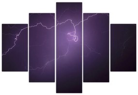 Tabloul cu fulger pe cer (150x105 cm)