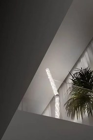 Lampadar LED design tehnico-decorativ realizat manual Hugo prisma