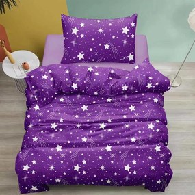 Lenjerie de pat din bumbac NIGHT SKY violet Dimensiune lenjerie de pat: 70 x 90 cm | 140 x 200 cm