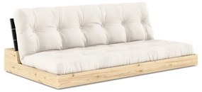 Canapea crem extensibilă 196 cm Base – Karup Design