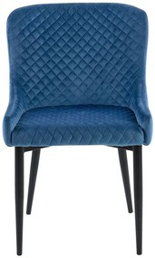 Set 2 buc. scaune pentru sufragerie Soho (albastru). 1010074